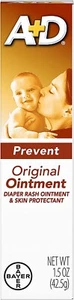 New! A&D Diaper Rash Ointment & Skin Protectant, Original -1.5 Ounces - 2 Pack - Picture 1 of 4