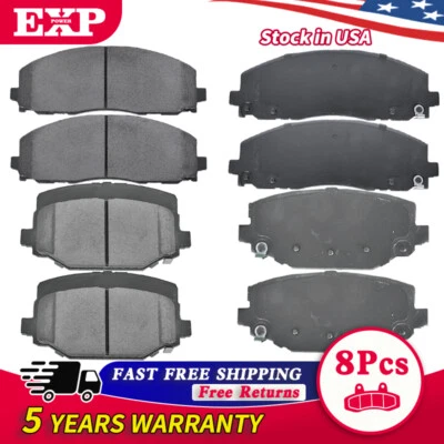 Pastilla de freno delantera y trasera para Chrysler Town and Country Dodge Journey doble pistón Foto 1 de 4