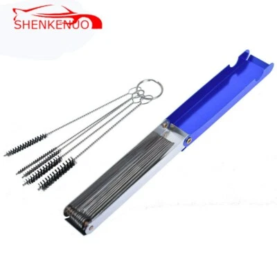 Herramienta Carburador Carbono Suciedad Jet Quitar Kit de Limpieza 13 Agujas de Limpieza 5 Cepillos Foto 1 de 4