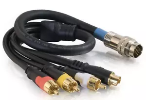 Componente de video C2G RapidRun RCA + S-Video plomo volador - Imagen 1 de 1