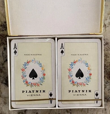 Piatnik Doble Baraja de Cartas, Todavía Precintado, Años 60 Foto 1 de 4