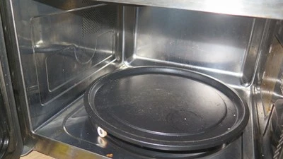 🔵 Luxus Edelstahl-MIKROWELLE 4-in-1  - 🌀 Erhitzen + Grill + Heißluft + Ofen ❣️ - Bild 1 von 4