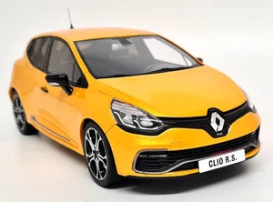Otto 1/18 Renault Clio 4 RS Trophy Metallic Yellow Resin Scale Model Car - Picture 1 of 7