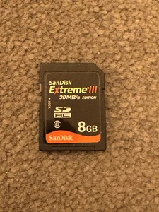 SanDisk Extreme 3 8GB - SD Card - Picture 1 of 2