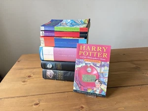 Harry Potter Book Set 1-7 Bloomsbury Hardback 2 x 1st Editions Complete Set - Picture 1 of 11