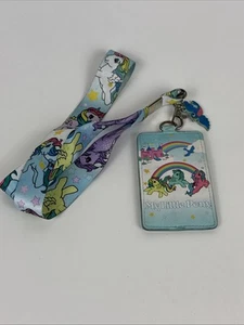Loungefly My Little Pony Original Style Ponies Rainbow Lanyard ID Holder - Picture 1 of 7