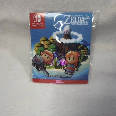 НОВЫЙ Legend Of Zelda Link's Awakening Target Эксклюзивный Набор из 2 Булавок Link & Marin Новый - Изображение 1 из 2