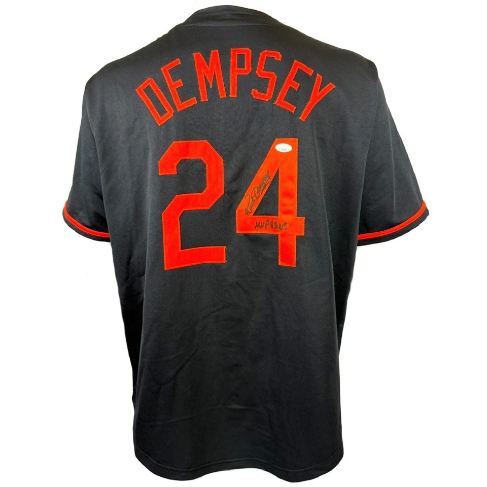 Rick Dempsy autographed signed inscribed jersey MLB Baltimore Oriels JSA COA - Image 1 of 3