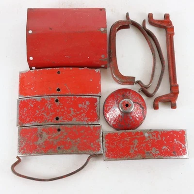 Lote de 11 piezas de kit de construcción de juguete de hierro fundido y acero Gilbert Meccano Erector Foto 1 de 2