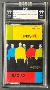 INXS rare 1982 no barcode INXSIVE Deluxe SEALED GRADED CASSETTE - Picture 1 of 7