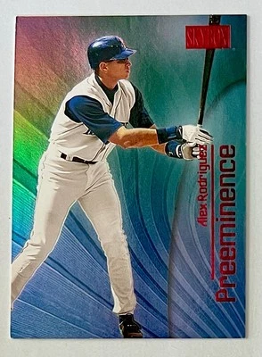2000 Skybox Star Rubies Extreme Preeminence Alex Rodriguez Seattle Mariners #/50 - Image 1 of 2