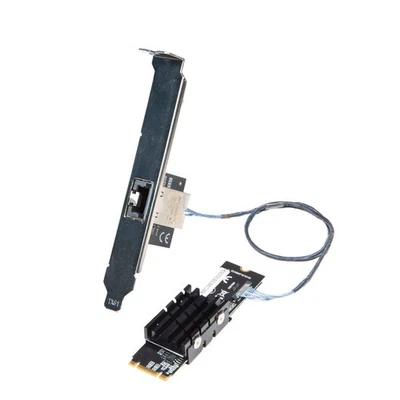 IO Crest 10 Gigabit M.2 M Key Ethernet Network Expansion Card - Image 1 of 4