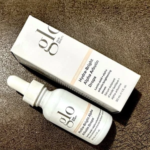 Glo Skin Beauty Brighten & Glow Hydra Bright Alpha Arbutin Drops 1 fl oz nuovo con scatola - Foto 1 di 2