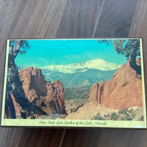 Vintage Reise Souvenir Zeder Schmuckschatulle - Bild 1 von 8