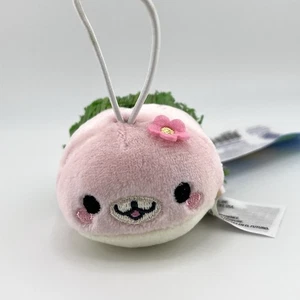 San-X Mamegoma Sakura Goma Mini Plush Pink Seal Japan Cute Kawaii Toy NWT - Picture 1 of 8