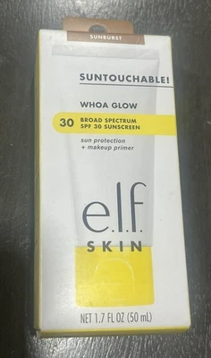 e.l.f. SKIN Suntouchable Whoa Glow SPF 30– Sunscreen&Makeup Primer Exp.08/25 NEW - Image 1 of 3