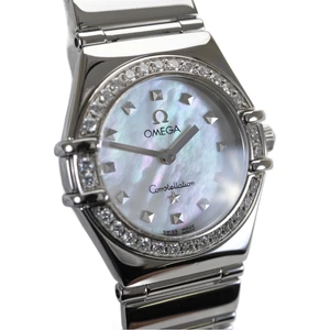 Reloj de cuarzo para dama OMEGA Constellation My Choice esfera blanca MOP de 22 mm - Imagen 1 de 11