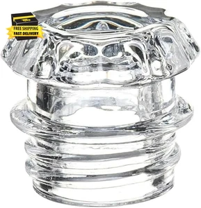 Tapa de vidrio percolador café transparente repuesto perilla de vidrio transparente superior f - Imagen 1 de 8