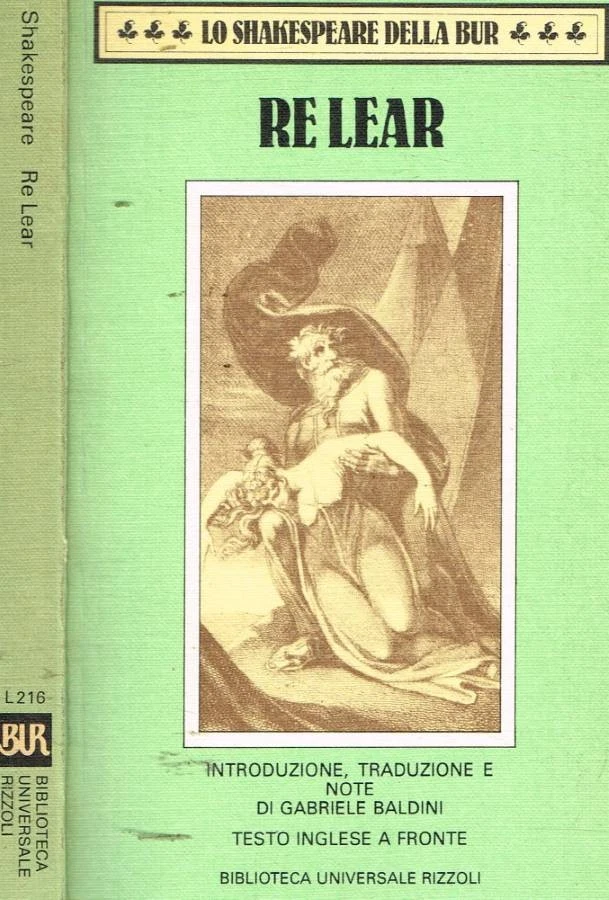 Re Lear. . William Shakespeare. 1985. . - Immagine 1 di 1