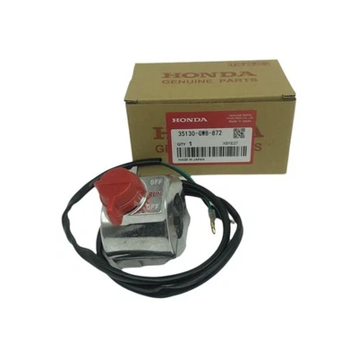 Interruptor de apagado de mango derecho 35130-GW8-872 EE. UU. NUEVO OEM para Honda Z50R Z 50 R 1991-1999 Foto 1 de 3