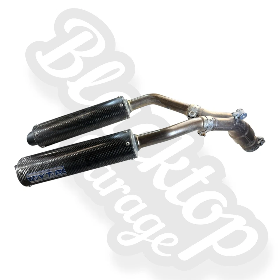 Yamaha YZF R1 GYTR 2004 fibra de carbono silenciadores de escape antideslizantes Foto 1 de 4