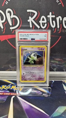 Celebi 03/64 Neo Revelation Holo PSA 7 - Image 1 of 2