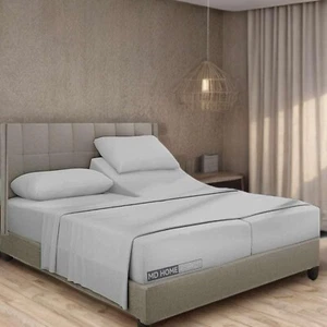 600 Thread Count Split Sheet Set 5PC Split King Sheets for Egyptian Cotton Sp... - Picture 1 of 9
