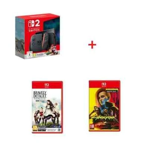 Nintendo Switch 2 Bundle - Mario Kart + Cyberpunk + Bravely Default - VORBESTELLUNG - Bild 1 von 1