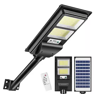 200W LED Straßenlampe mit Bewegungsmelder Solar Straßenlaterne mit Fernbedienung - Bild 1 von 12