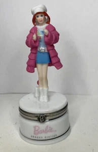 PHB BARBIE-“GROOVY SIXTIES” THE NOSTALGIC SERIES-PORCELAIN HINGED NO BOX - Picture 1 of 20