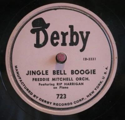 Freddie Mitchell Orch. 78 RPM / Jingle Bell Boogie & Auld Lang ... (144-0524-HS) - Bild 1 von 2