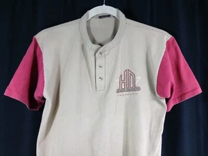 Harley Davidson Akron Ohio 10th Anniversary Mens L Sh/Sleeve Henley Shirt - Picture 1 of 10