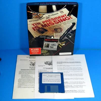 The President Is Missing pc game 3.5" disk - Image 1 of 4
