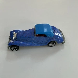 Vintage 1982 Hot Wheels Duesenberg Blue W/ Red Metal Flake W/ Light Blue Top - Picture 1 of 2