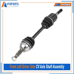 AWD CV Axle Front Left Driver For 2008-2013 Nissan Rogue 2014-2015 Rogue Select - Picture 1 of 8