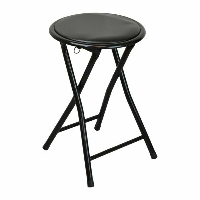 Harbour Housewares HH-FC528  Compact Folding Stool - Black