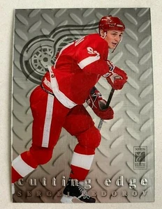 NHL SERGEI FEDOROV Red Wings 1995-96 Donruss Elite Cutting Edge Trading CARD #9 - Picture 1 of 3