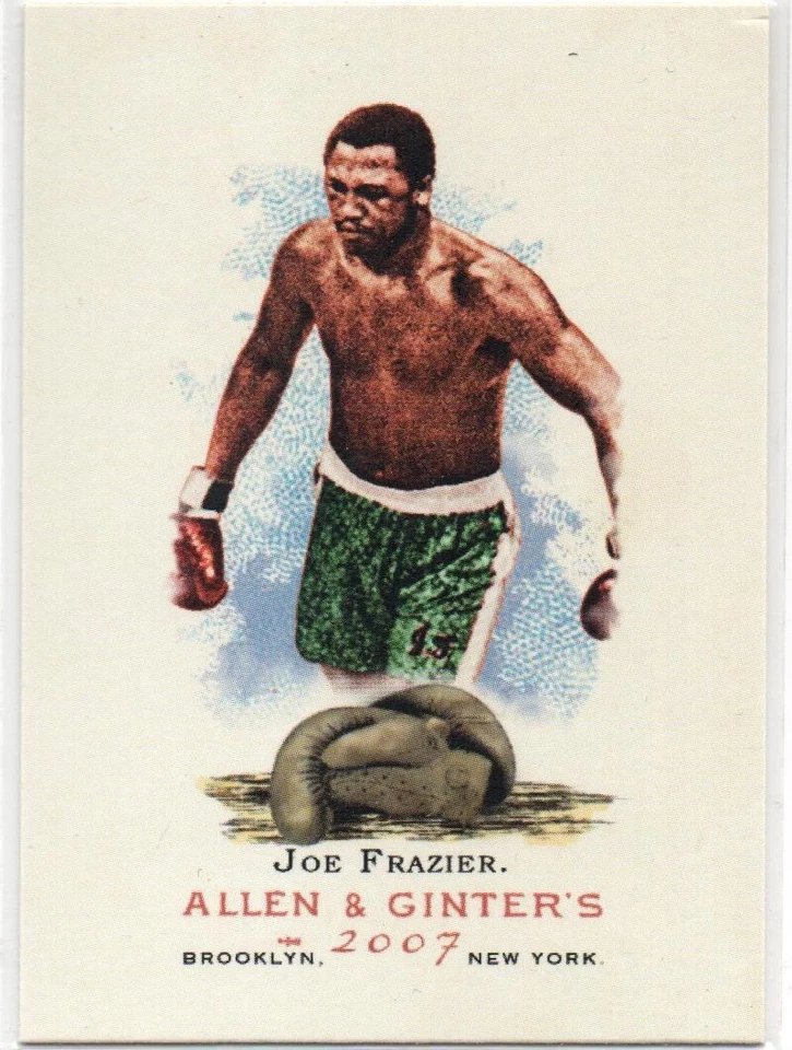 2007 Topps Allen & Ginters #82 Joe Frazier HEAVYWEIGHT BOXING CHAMPION 19 - Image 1 of 1