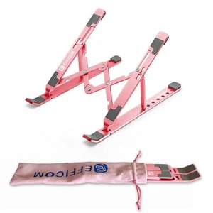 Adjustable Laptop Stand for Desk Ergonomic Lap Riser Portable MacBook Stand A... - Picture 1 of 6