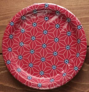 Büroplatten 7 Zoll Starburst rot weiß & blau 4. Juli Dekor Etikett Ltd - Bild 1 von 1