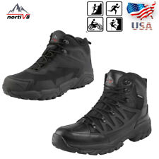NORTIV 8 Mens Lightweight Mid Ankle Waterproof Outdoor Hiking Boots Combat Shoes