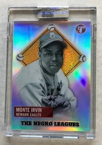 2005 Topps Pristine "The Negro Leagues" 129- Monte Irvin Pr: xx/99 refractor - Picture 1 of 2