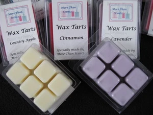 Soy Wax Melts - 6 break apart cubes for Melting - Many Fragrances Available - Picture 1 of 9