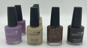 CND VINYLUX WEEKLY POLISH 0.5 oz / Four Colors / Set of 7 - Picture 1 of 3