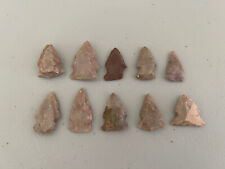 AUTHENTIC INDIAN Arrowheads Lot Of 10