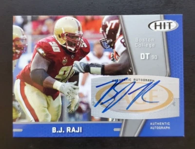 2009 Sage HIT B.J. Raji Auto RC #A69 Green Bay Packers - Image 1 of 2