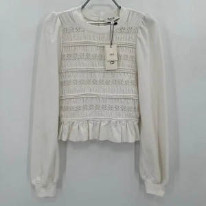 Camiseta Sea New York Cream Rita manga larga ajustada talla S pequeña nueva con etiquetas - Imagen 1 de 10