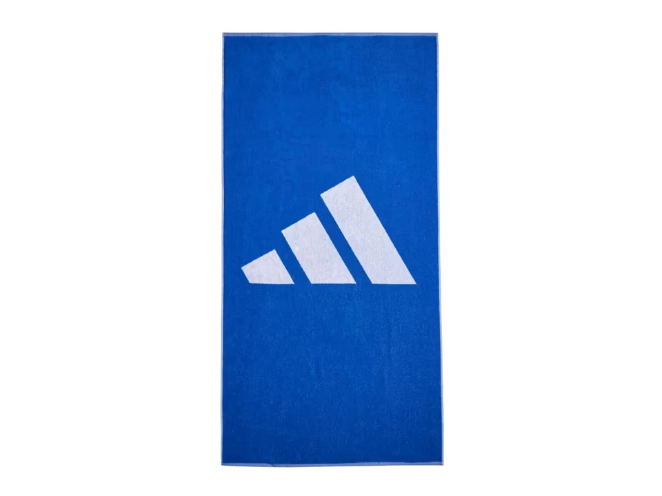 ADIDAS TELO ASCIUGAMANO PANCA   IR6241  3BAR TOWEL LARG ROYALBLU/WHITE - Immagine 1 di 1
