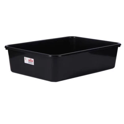 20 x Heavy Duty Plastic Wash Basin 12L Tub Oil Tray Storage Basket Container Box - image 1 of 2