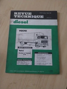 Revue Technique Volvo F 10 Moteur Td 100 B 9.6 PL Porteur  Tracteur F10 - Picture 1 of 6